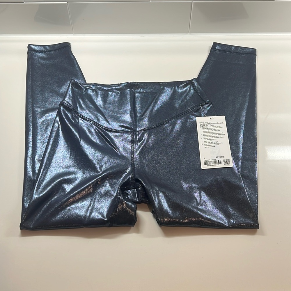 ***Brand New*** Wunder Under SmoothCover Tight 25” blue black Foil size 8